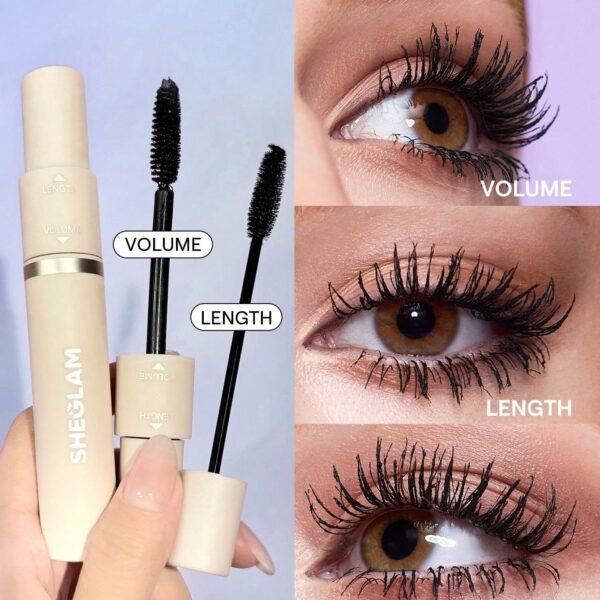 SHEGLAM Lash Besties ماسكارا 2 في 1 ماسكرا ماركة تجميل ومكياج للنساء والفتيات
