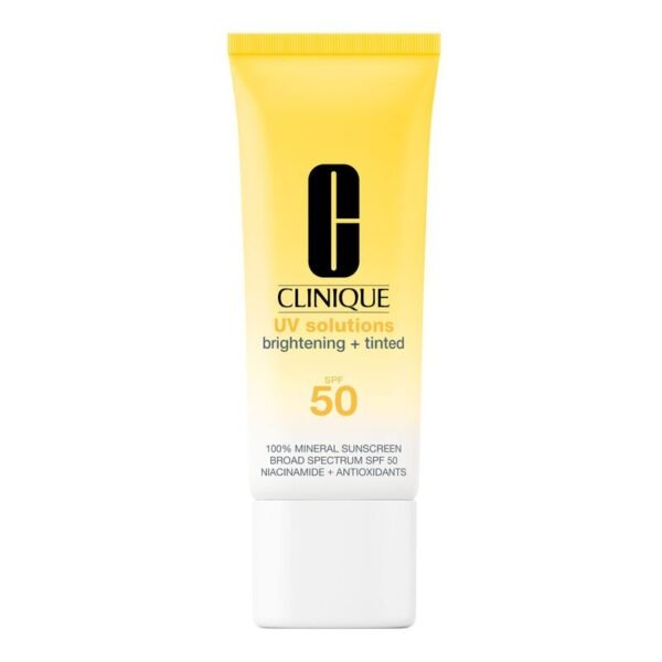 واقي شمسي ملون UV سلوشنز برايتنينج بعامل حماية واسع النطاق SPF 50/PA+++ | كلينيك