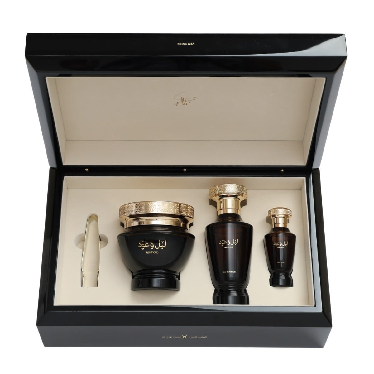 بوكس هدايا ليل وعود (عطر 100مل - زيت 15مل - بخور 28جم)