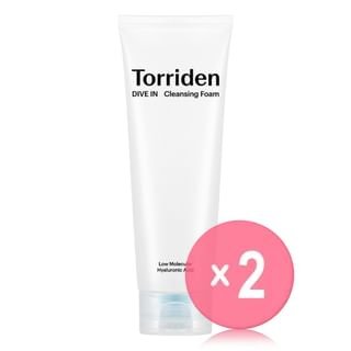 DIVE IN Low Molecular Hyaluronic Acid Cleansing Foam 2pcs Bundle Set