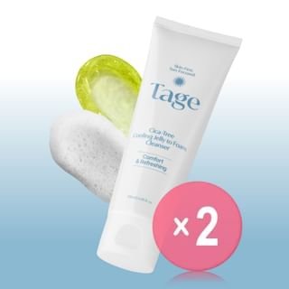 Cica-Tree Cooling Jelly To Foam Cleanser 2pcs Bundle Set