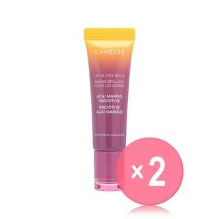 Lip Glowy Balm Acai Mango Smoothie 2pcs Bundle Set