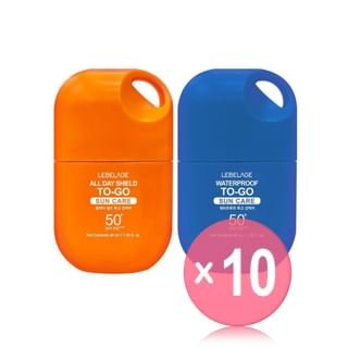 To-Go Sun Care - 2 Types 10pcs Bundle Set
