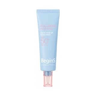 BeginS Blue Chamomile Hyaluronic Acid Aqua Tone Up Sunscreen