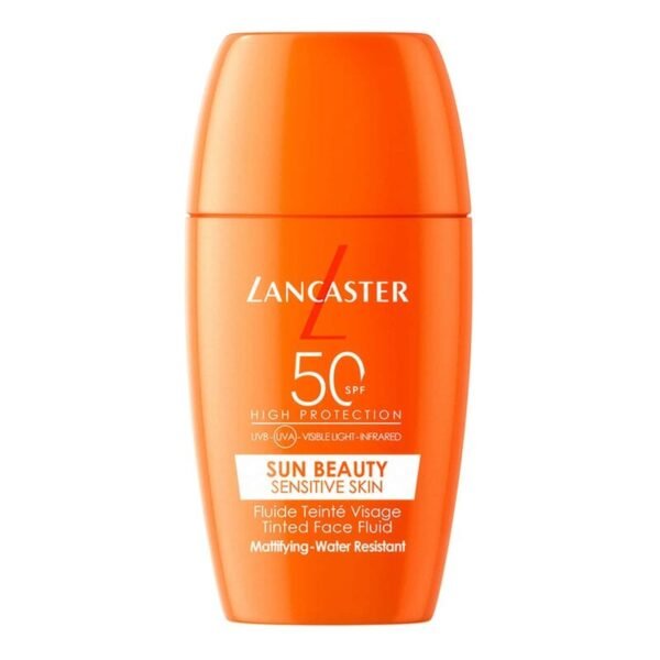 سائل صن سنسيتف الملوّن لإطفاء اللمعة بمُعامل حماية SPF50 | لانكاستر